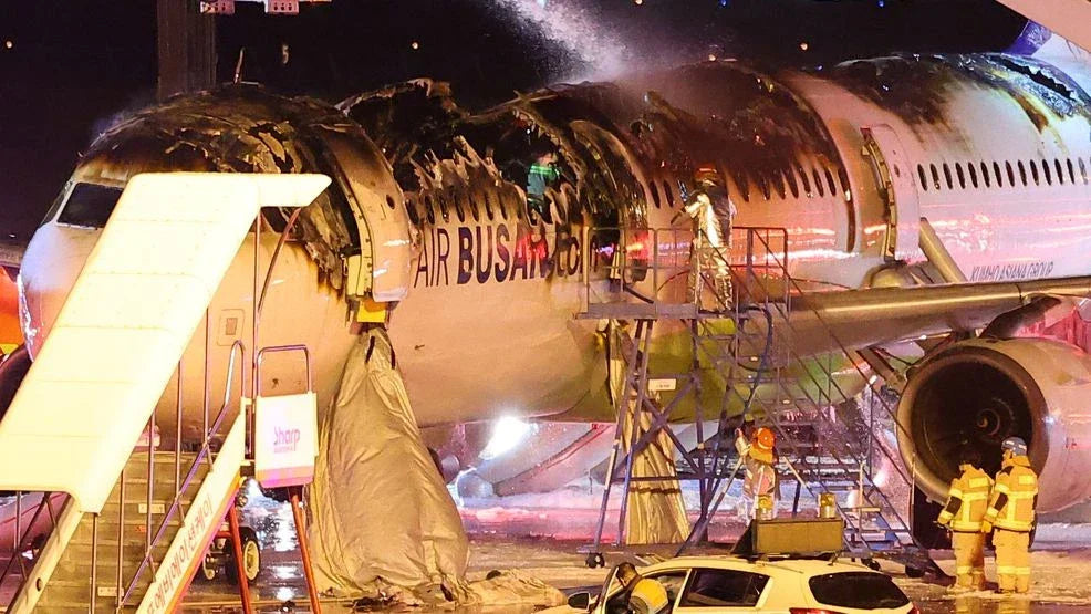 Commercial aircraft referenced in reporting on lithium-ion battery fires onboard