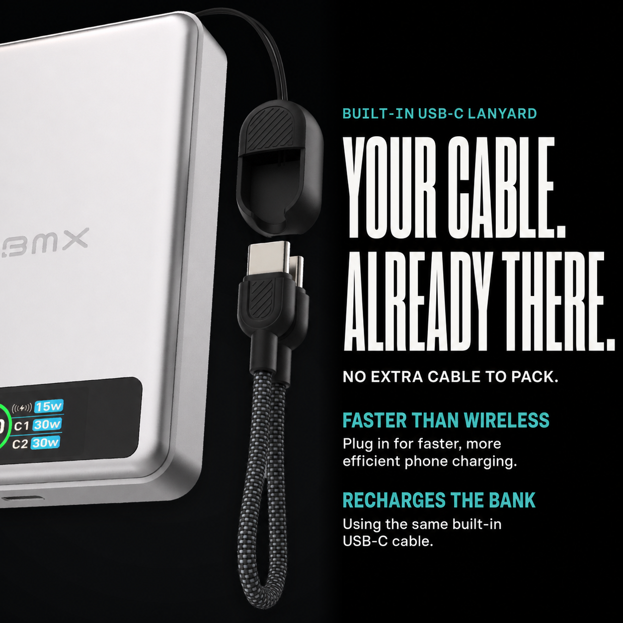 SolidSafe™ 10K Solid-State Magnetic Power Bank