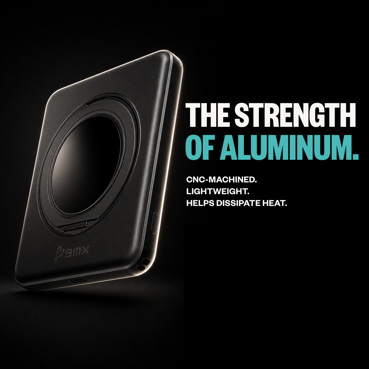 SolidSafe™ Ultra CNC aluminum housing for strength, low weight, and heat dissipation