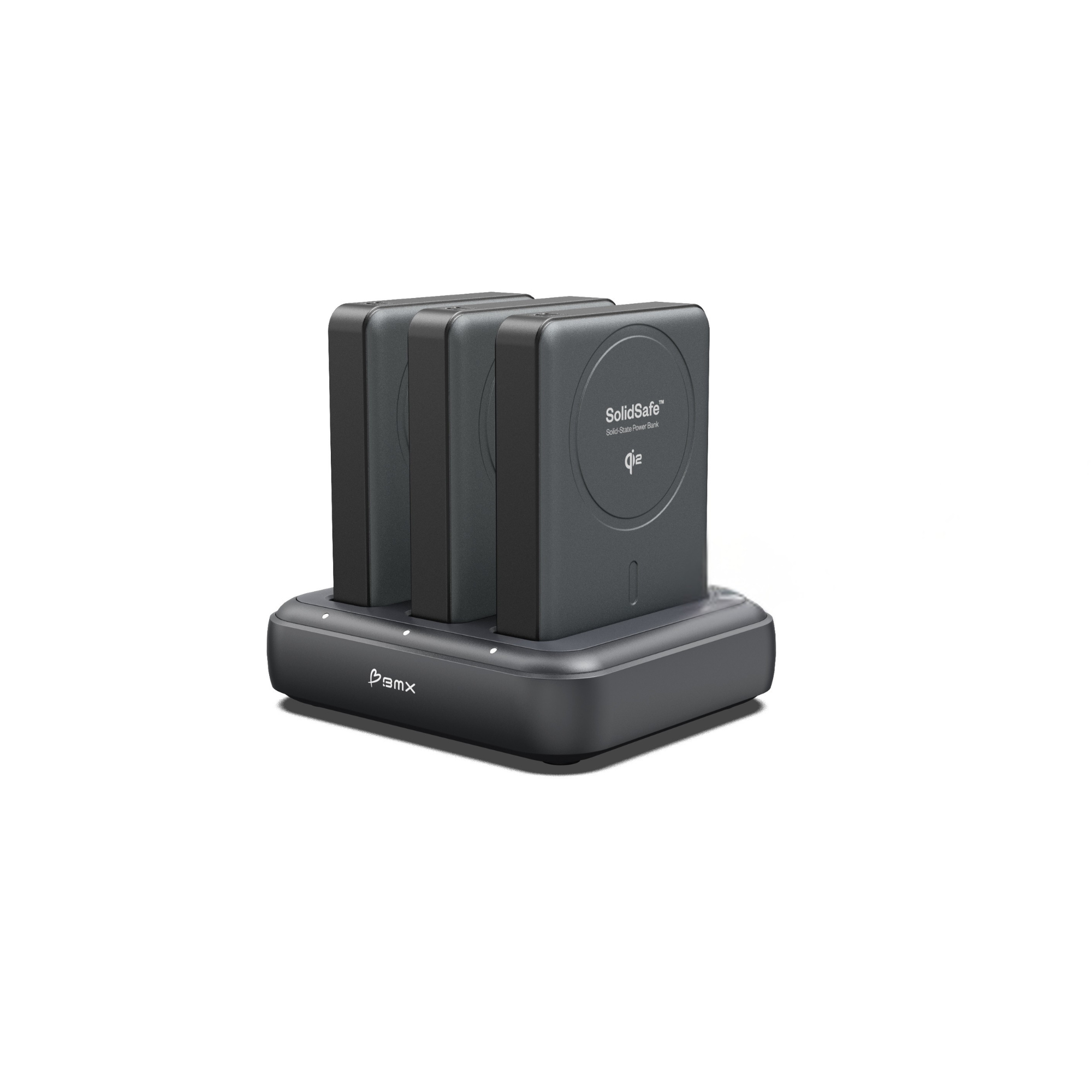 SolidSafe™ 3-Pack (5K) + Charging Dock