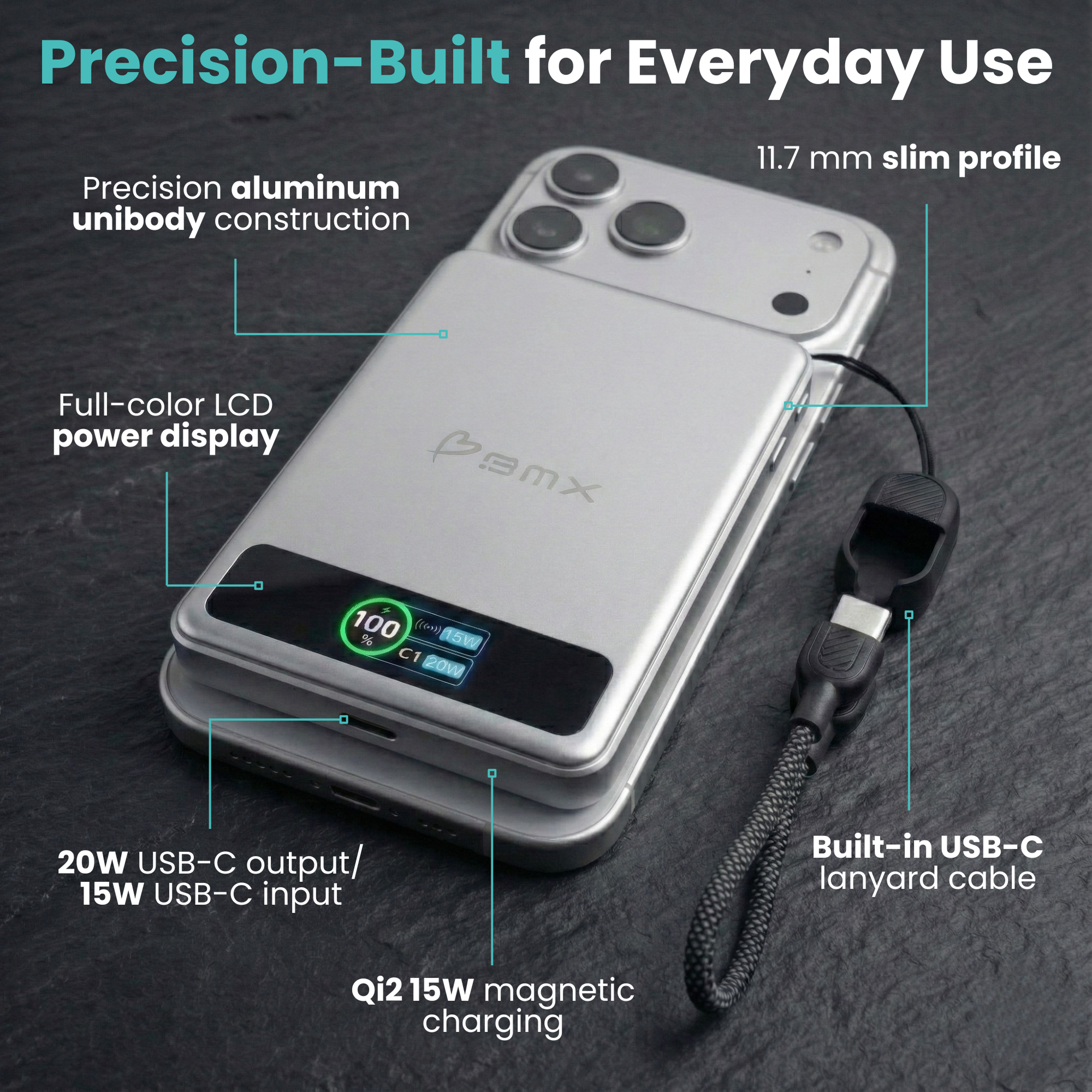 SolidSafe™ 5K Solid-State Magnetic Power Bank