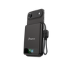 SolidSafe 5K Black - angle view showing LCD display and Qi2 charging
