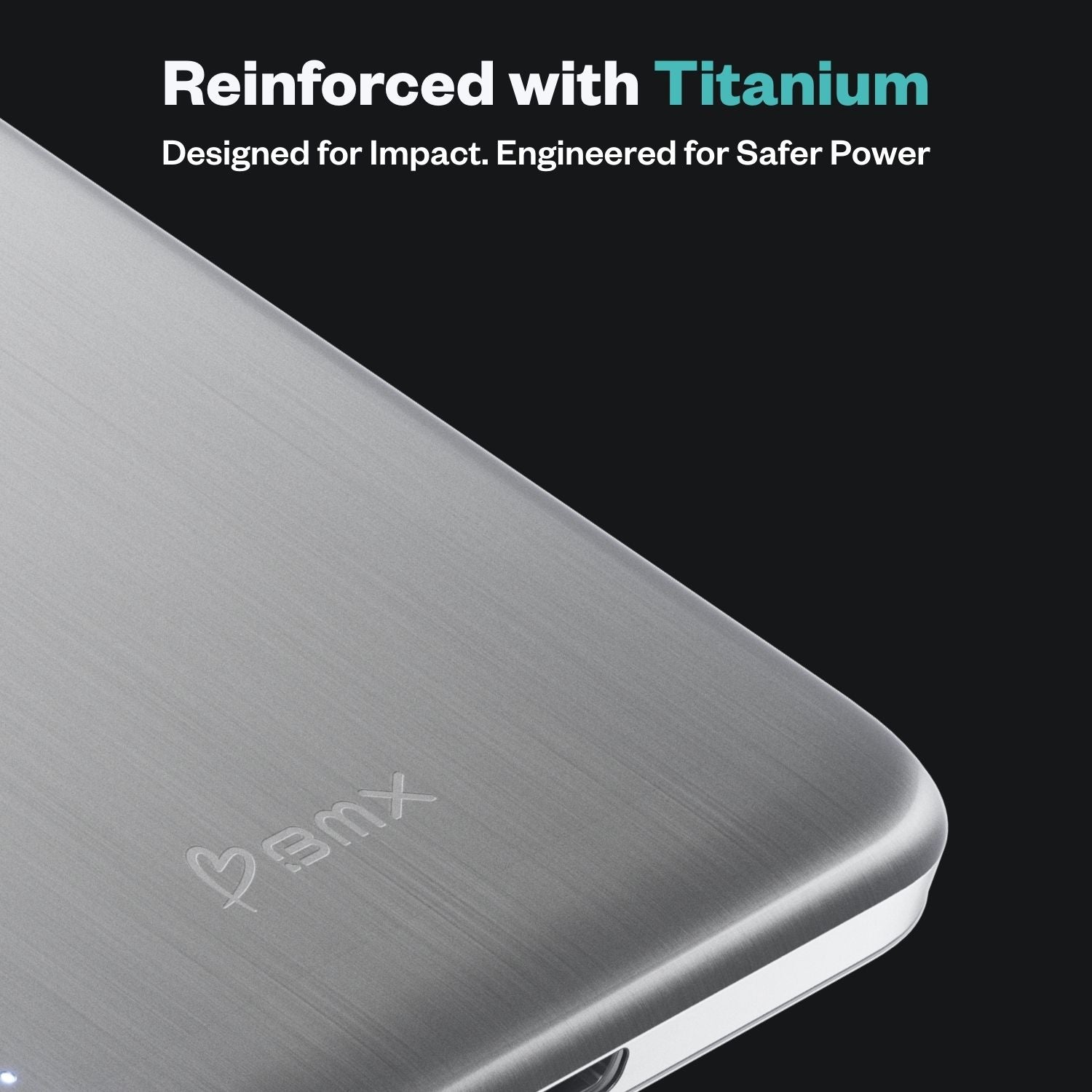 SolidSafe Air 5K titanium enclosure close-up - reinforced for impact protection and safer power
