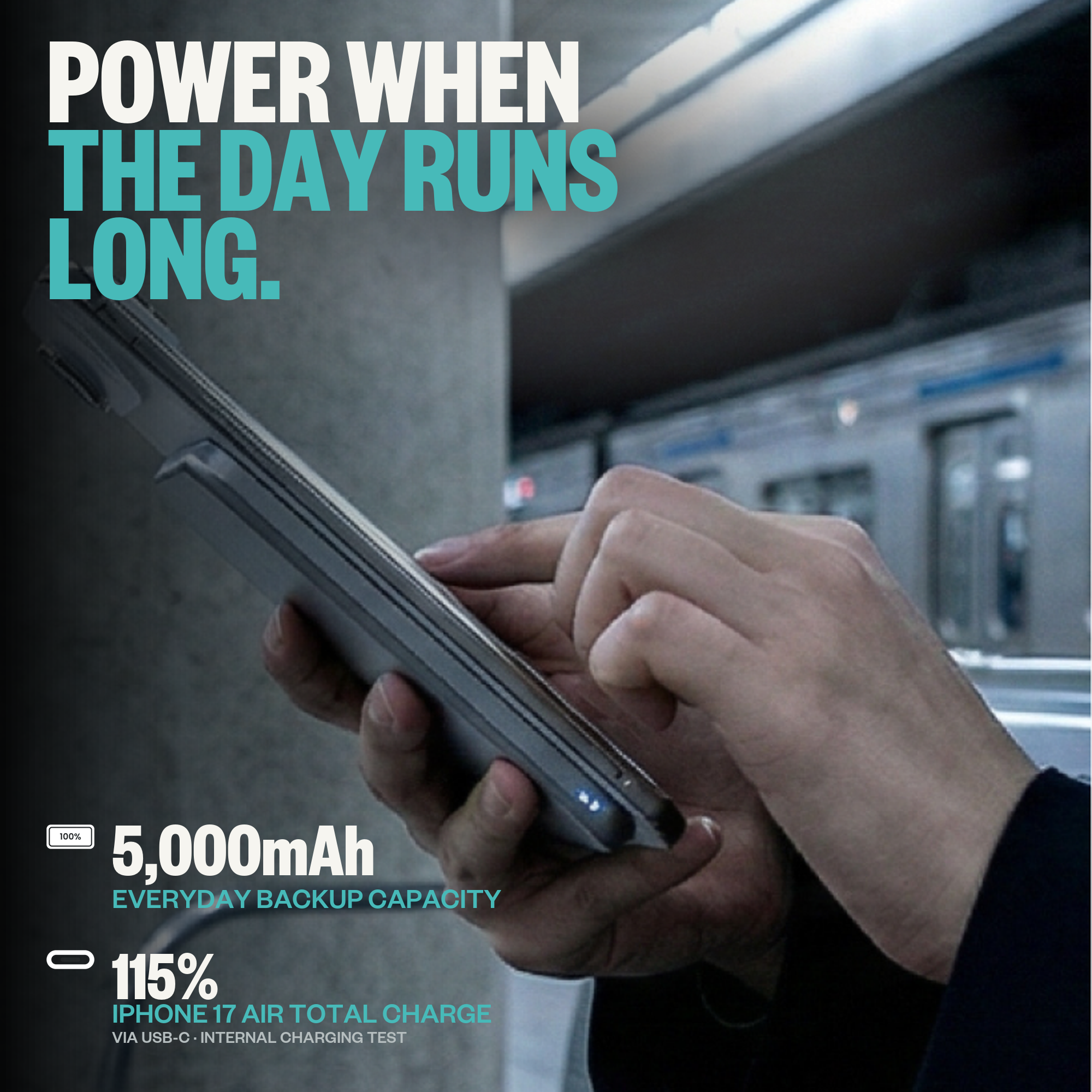 SolidSafe Air 5K infographic: 2026-07-21-solidsafe-air-5k-03-power-when-the-day-runs-long-square-2000x2000-final