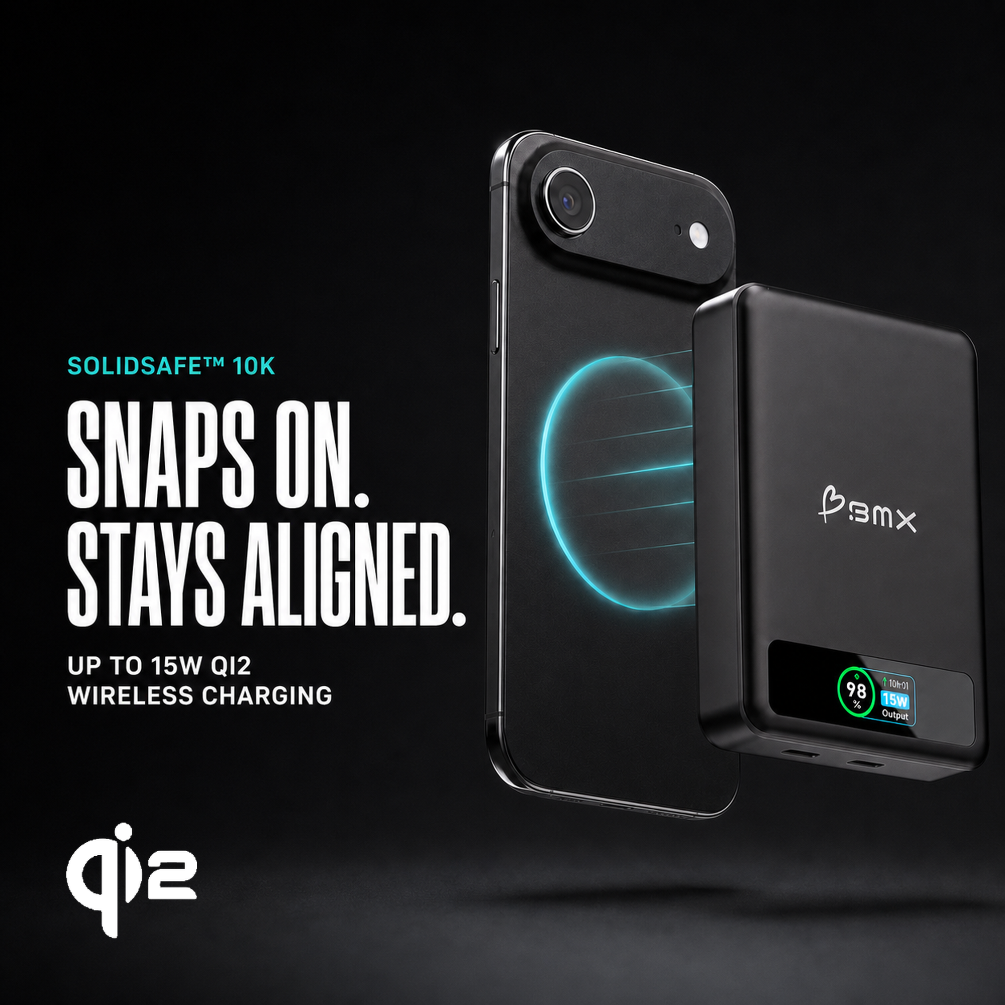 SolidSafe™ 10K Solid-State Magnetic Power Bank