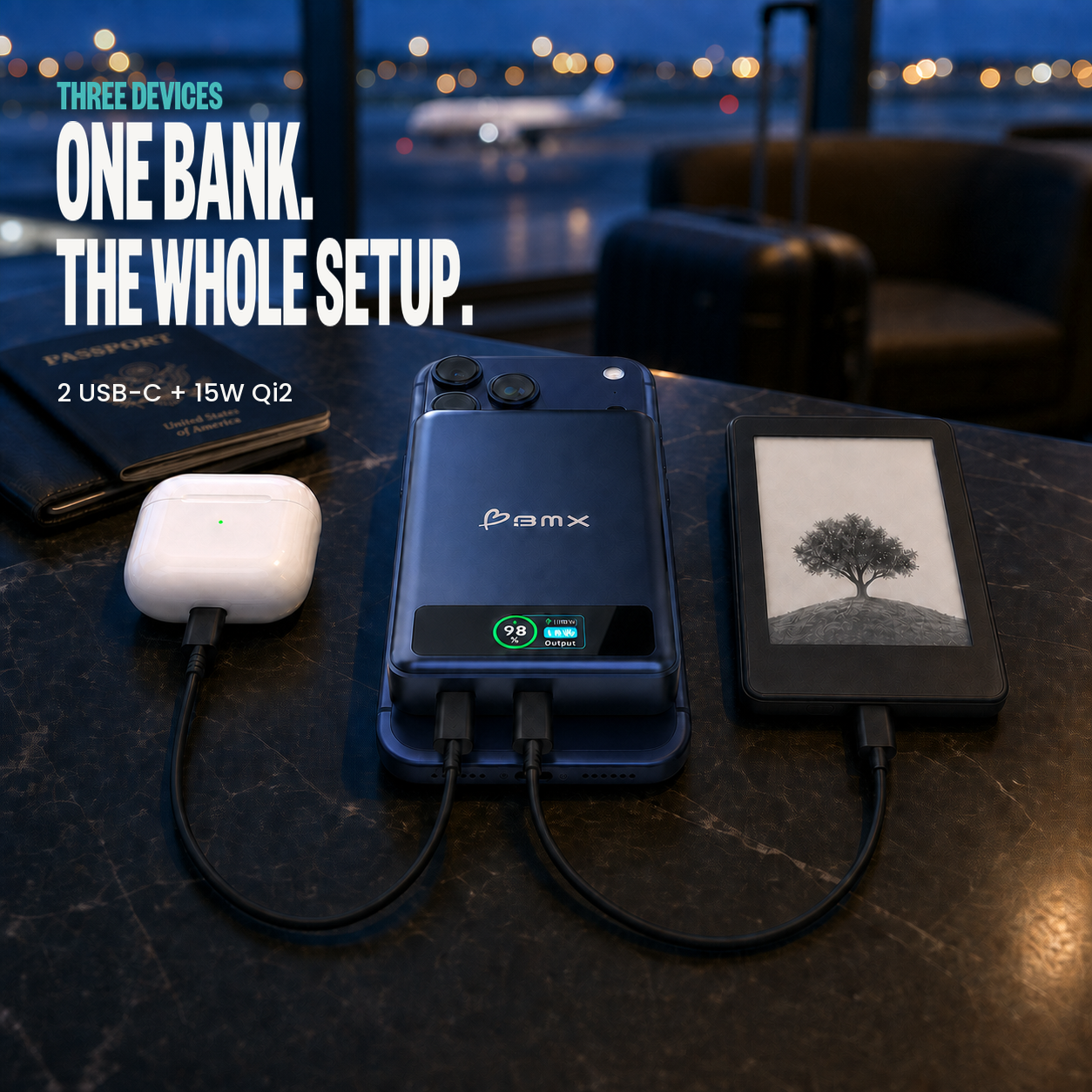 SolidSafe™ 10K Solid-State Magnetic Power Bank