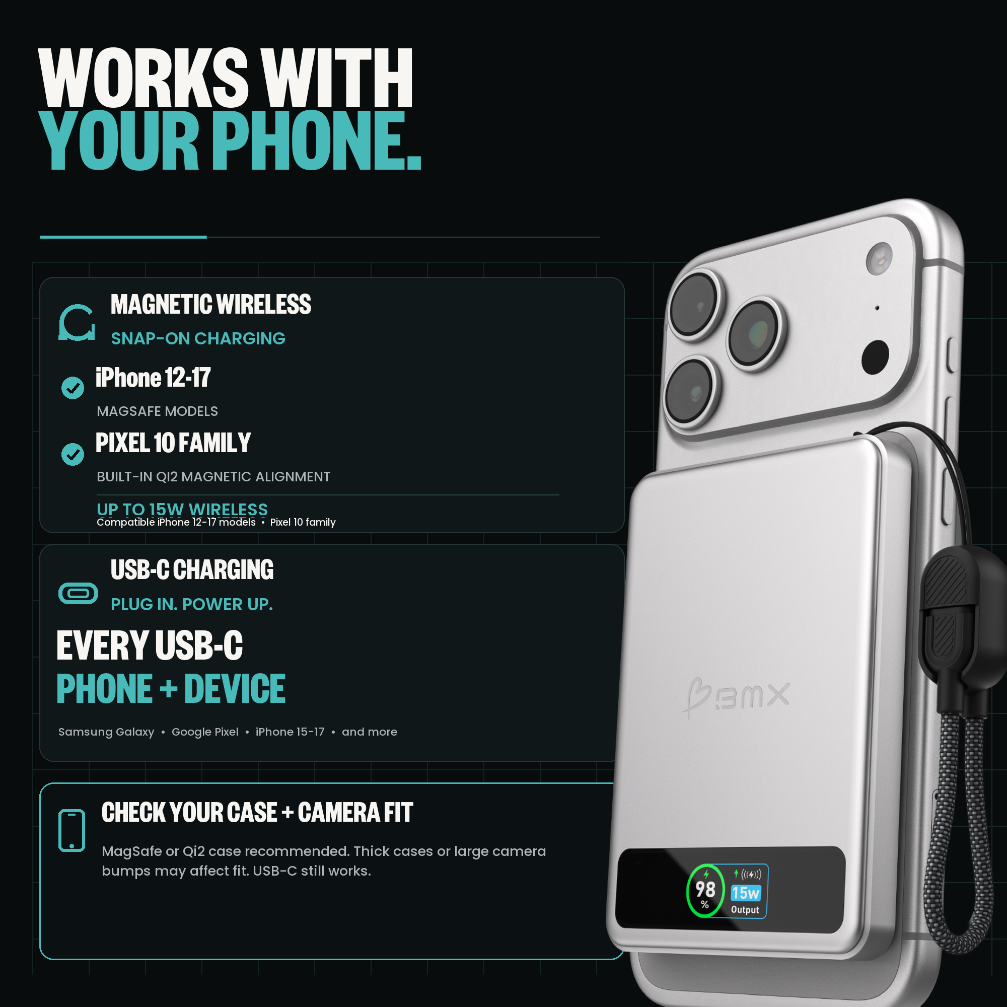 SolidSafe™ 5K Solid-State Magnetic Power Bank