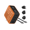 GaNSta Pixel 100W Charger with travel adapters