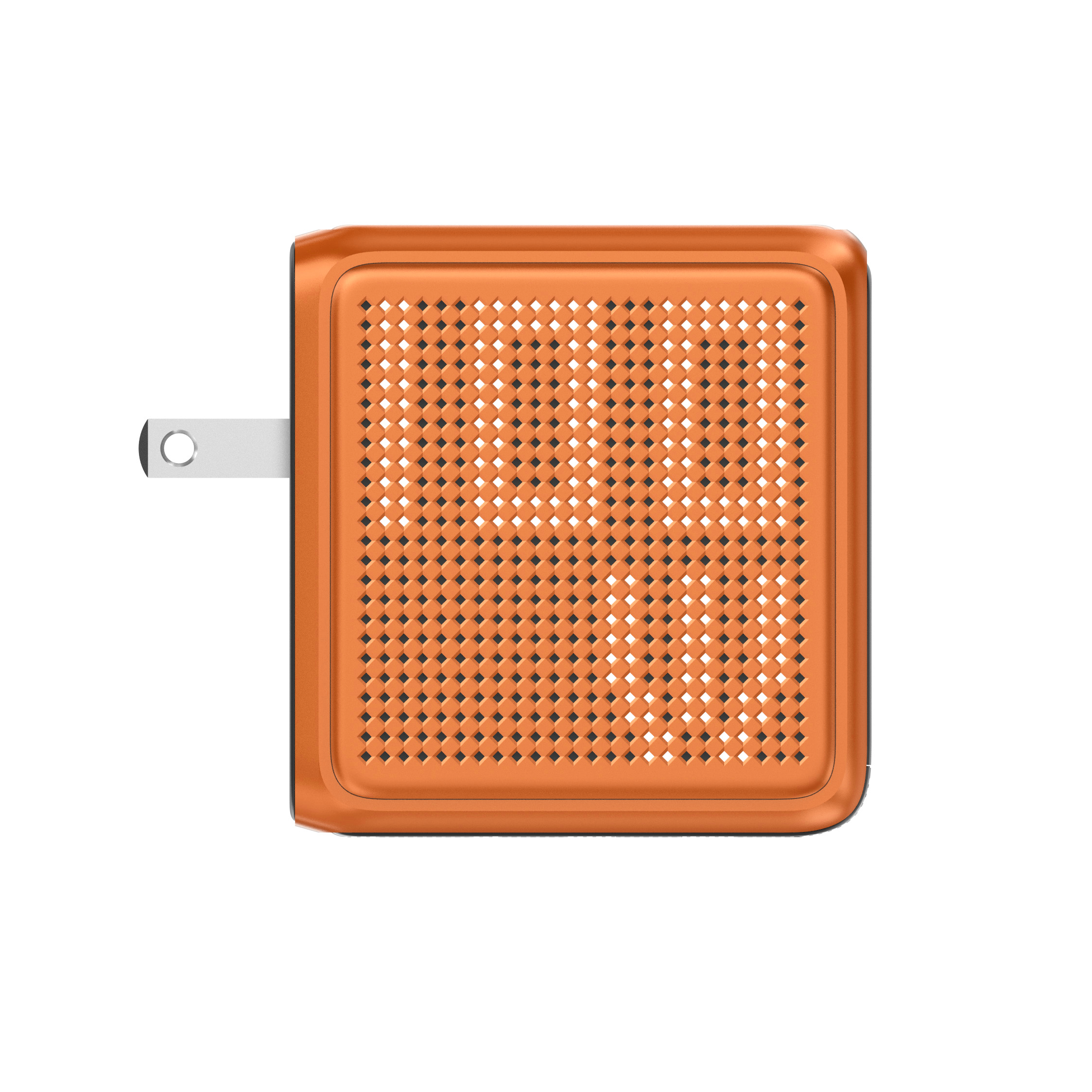 GaNSta Pixel 100W Charger showing live wattage in pixels