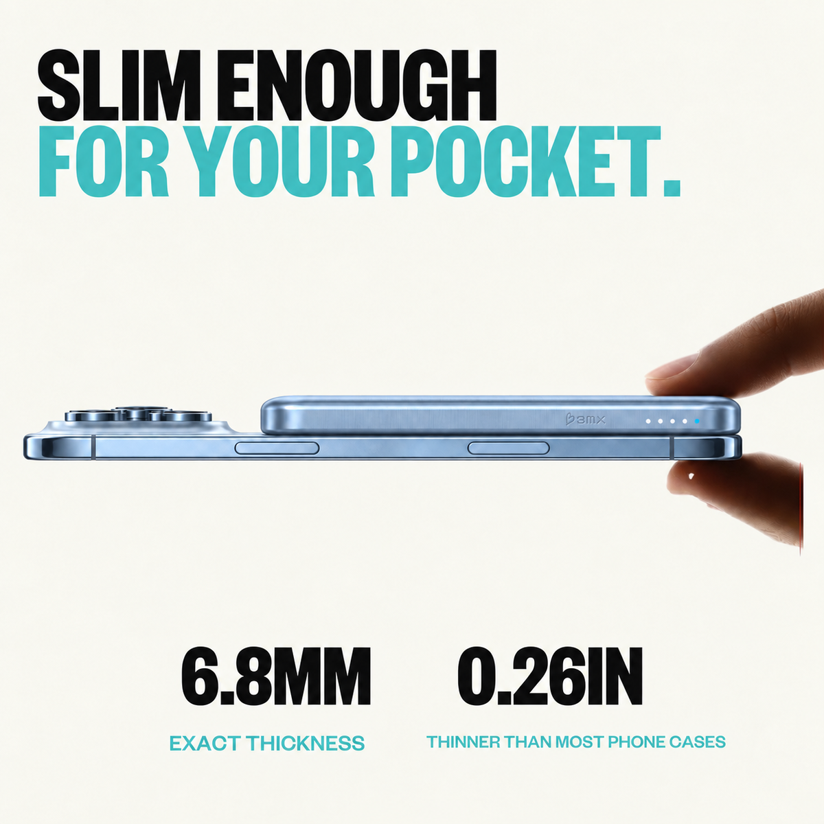 Glacier SolidSafe™ Air 5K infographic: Slim enough for your pocket