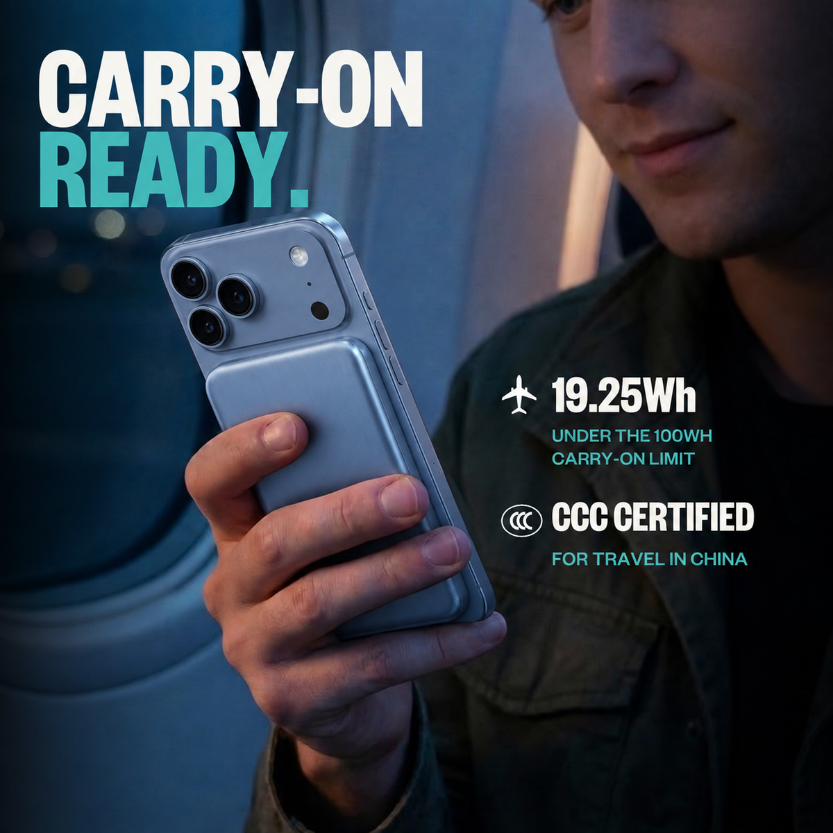 Glacier SolidSafe™ Air 5K infographic: Carry-on ready