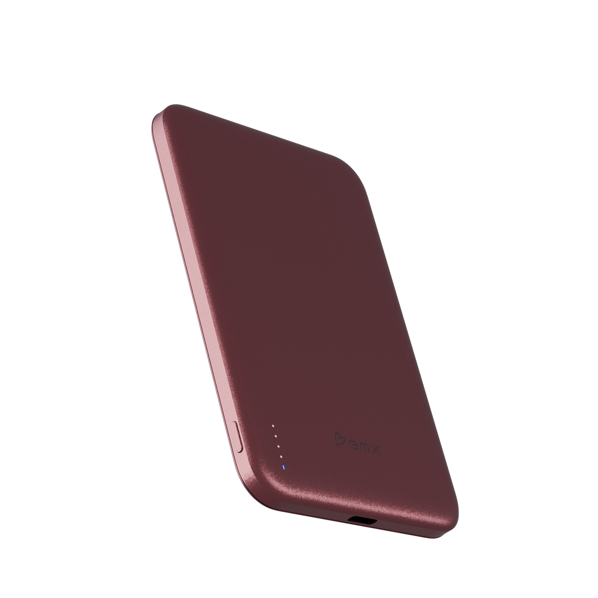 Standalone Burgundy SolidSafe™ Air 5K shown upright at a three-quarter angle