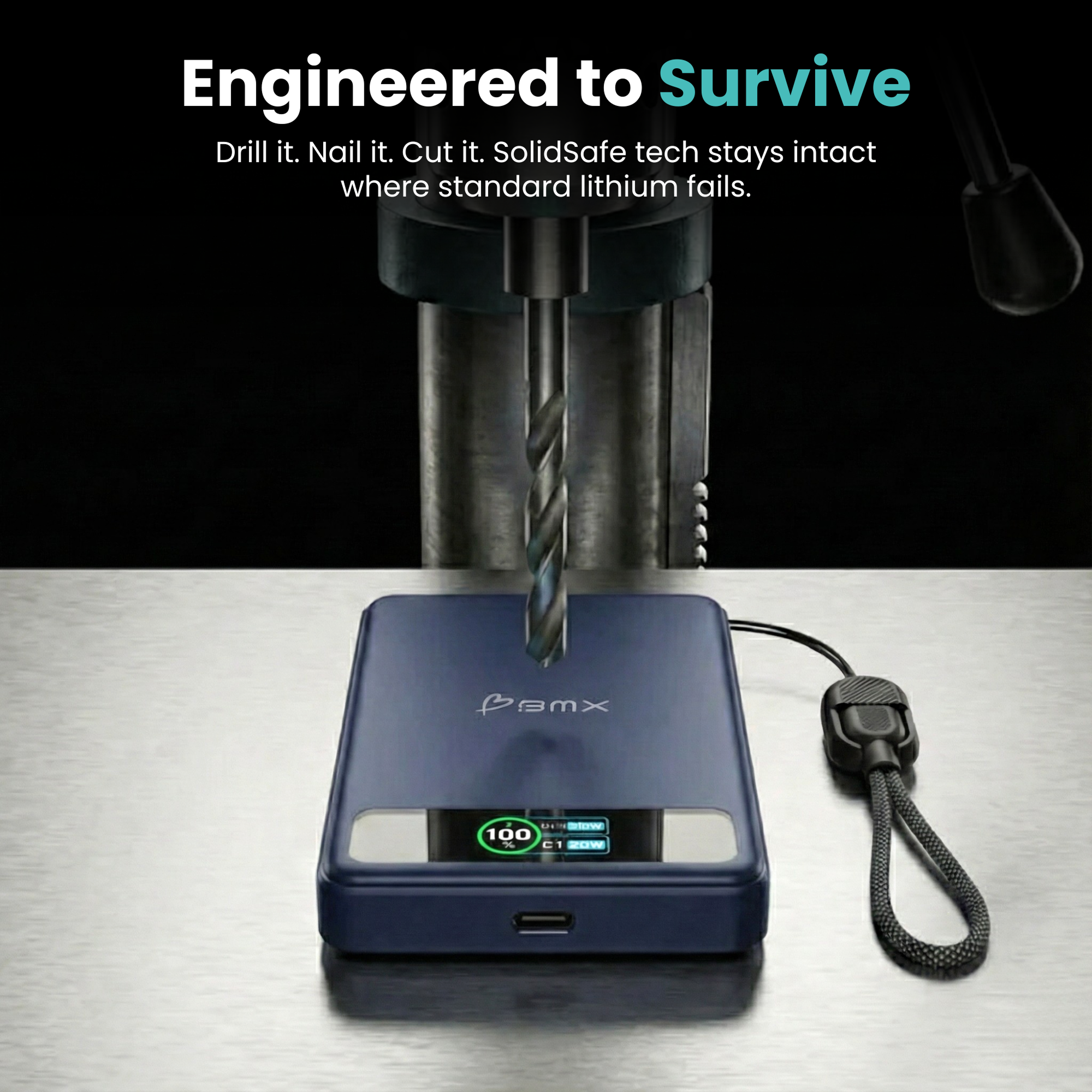 SolidSafe™ 5K Solid-State Magnetic Power Bank