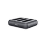 BMX SolidSafe 3-bay Charging Dock -- product hero, charges multiple SolidSafe semi-solid-state power banks at once