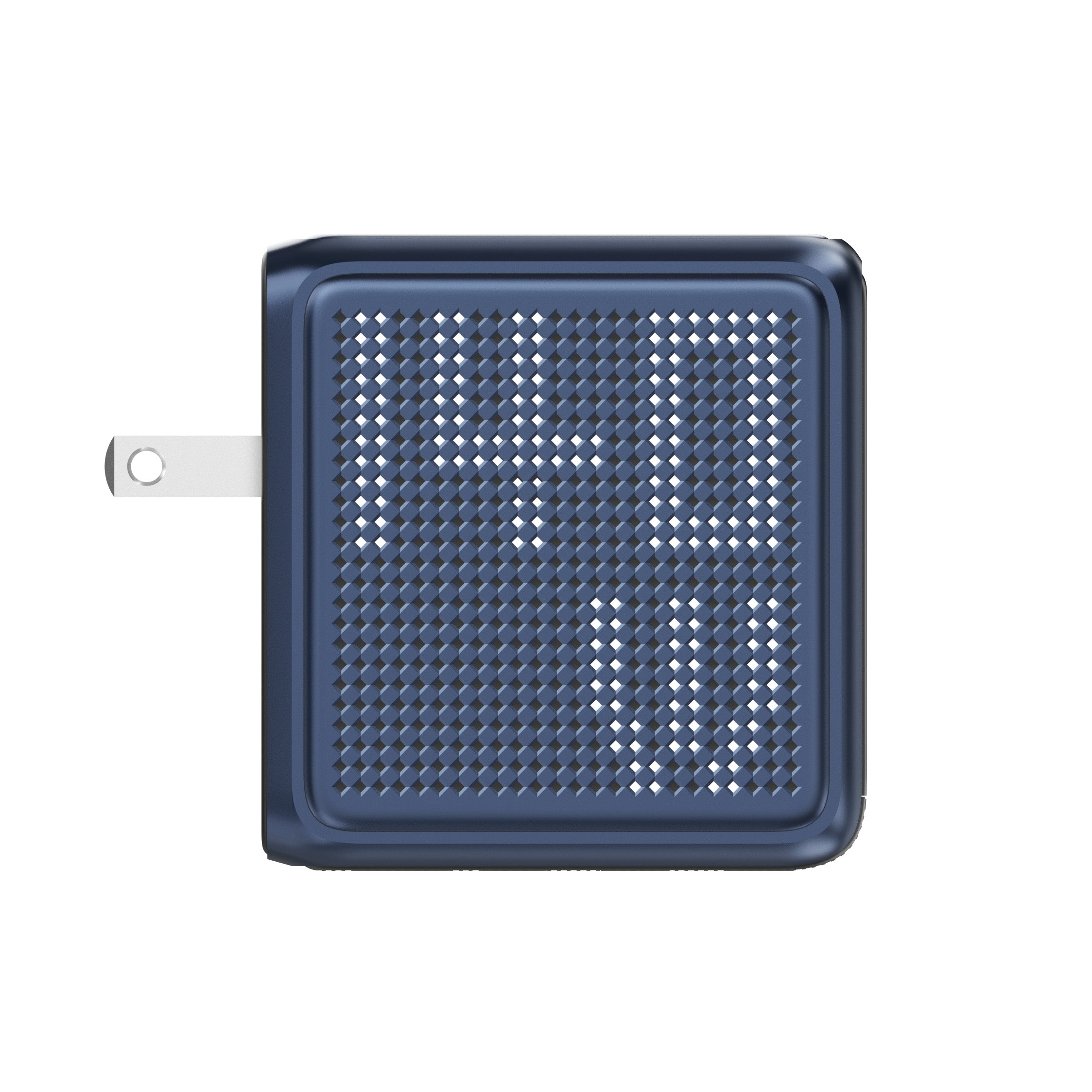 GaNSta Pixel 140W Charger showing live wattage in pixels