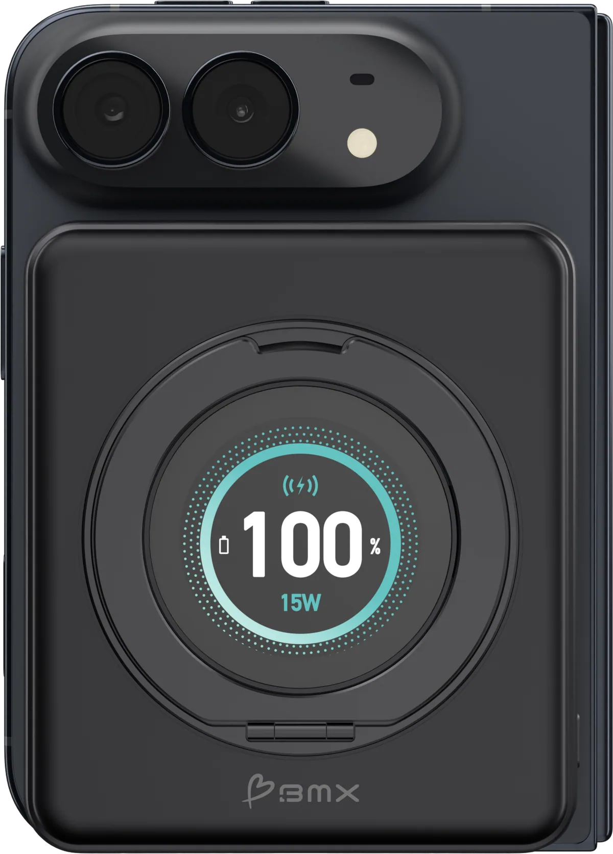 SolidSafe Duo on the back of iPhone Duo