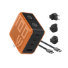 BMX GaNSta Pixel 100W Orange charger with cable and travel pouch