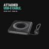 SolidSafe™ Duo with its attached USB-C cable. 20W out, 15W in.