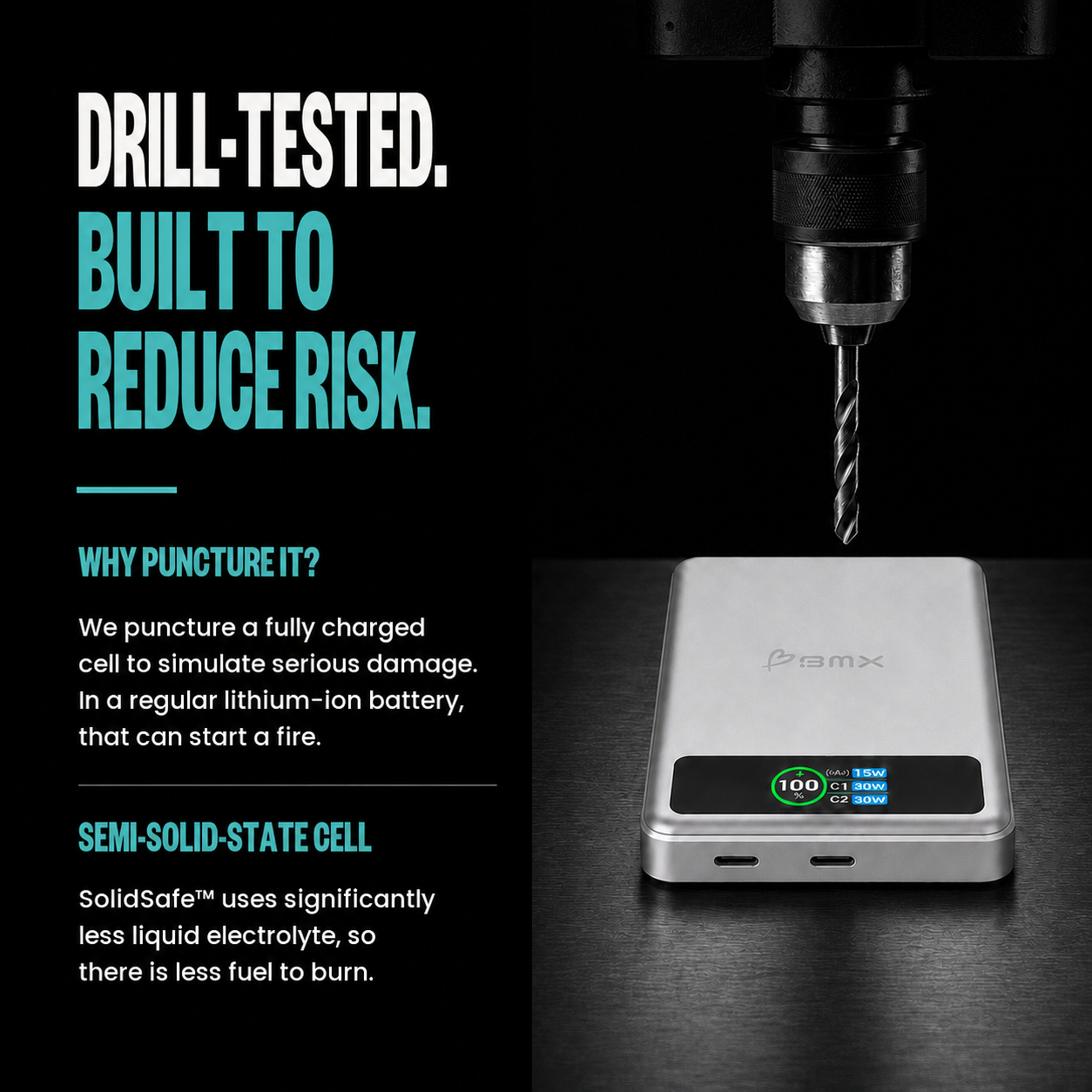 SolidSafe™ 10K Solid-State Magnetic Power Bank