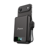 BMX SolidSafe 10K Black -- attached to iPhone via Qi2 magnetic snap, charging at 15W