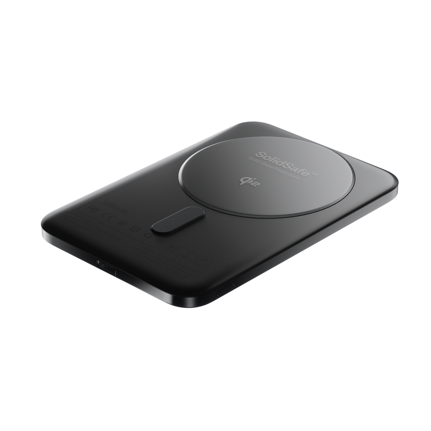 SolidSafe™ Air 5K Solid-State Qi2 Power Bank w/Titanium Enclosure