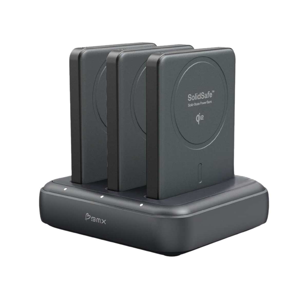 SolidSafe™ 3-Pack (5K) + Charging Dock