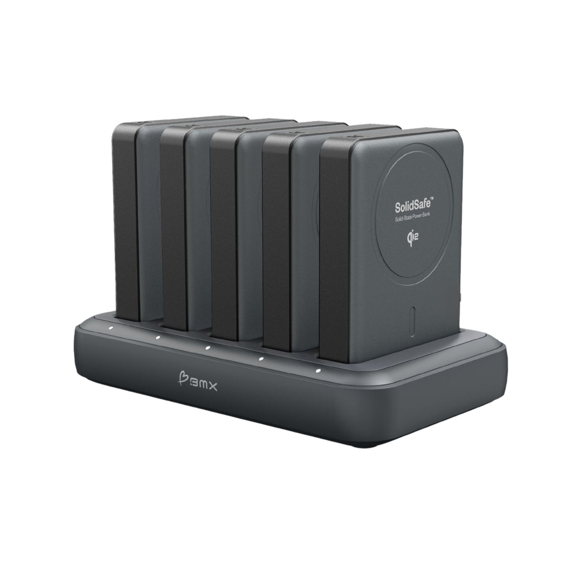 SolidSafe™ 5-Pack (10K) + Charging Dock