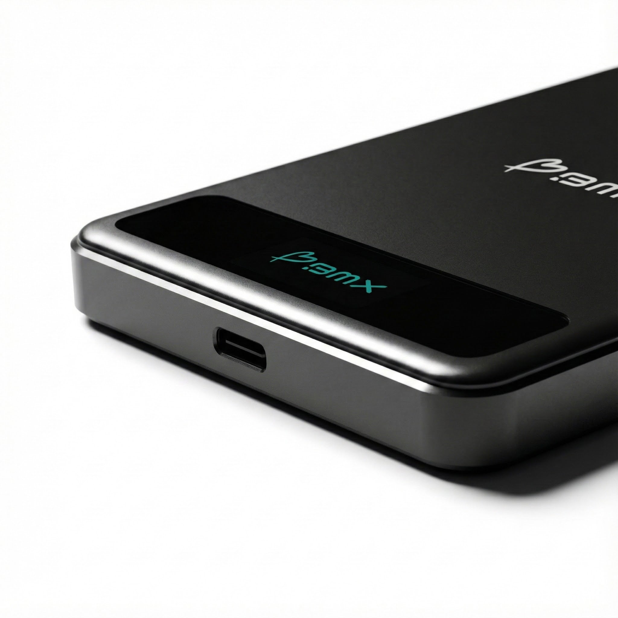 Close-up of the SolidSafe 5K aluminum body and USB-C port