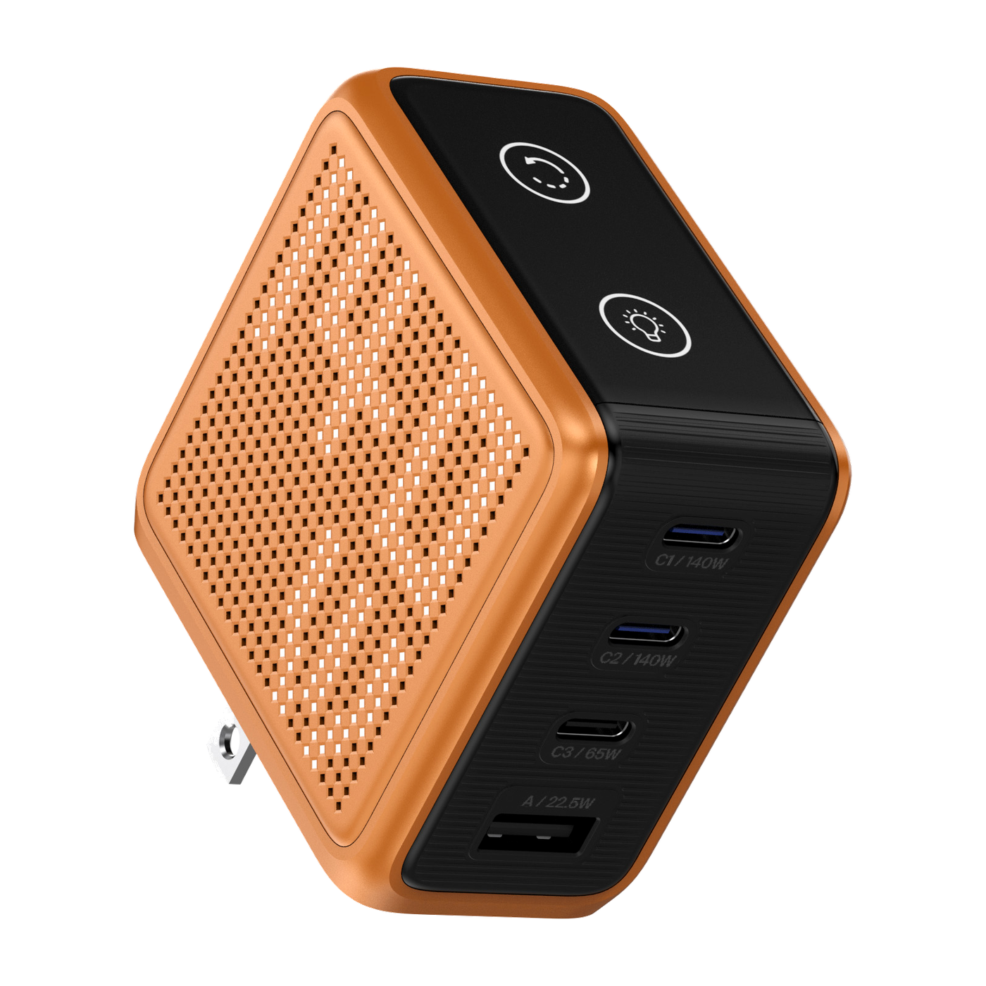GaNsta Pixel 140W in Orange