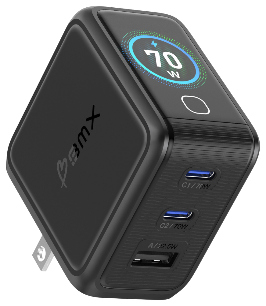 Black GaNSta 70W LCD charger without cable
